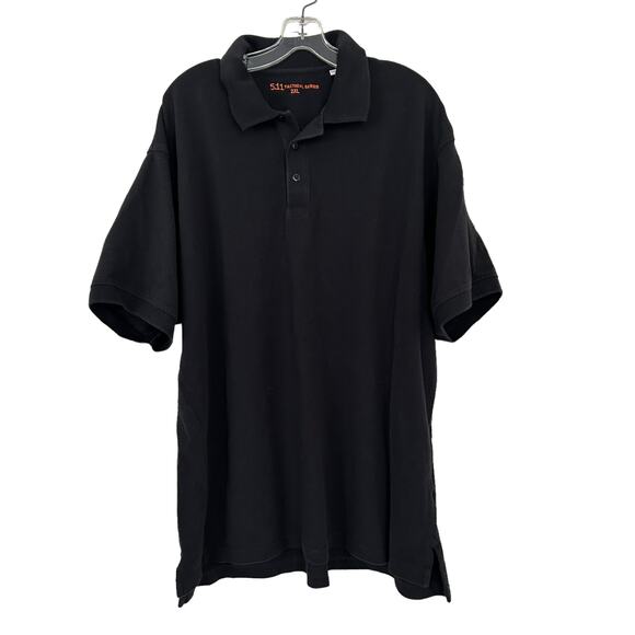 511 Tactical Black Short Sleeve Polo Sz 2XL - Picture 1 of 6